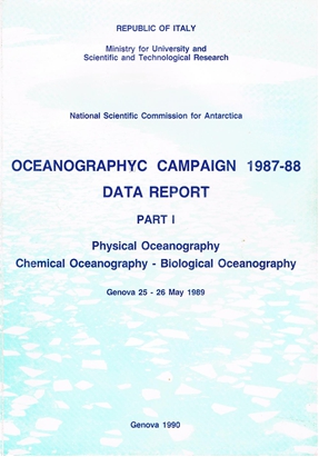 data report 87-88-1
